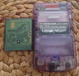 Game Boy Color Viola + Hamtaro + Batteria
