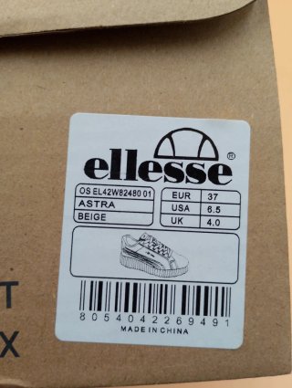 Scarpe da ginnastica Ellesse n. 37 beige