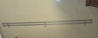 Riel doble para cortinas