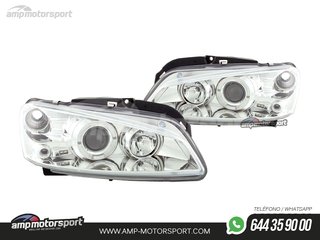 FAROS DELANTEROS OJOS DE ANGEL PARA PEUGEOT 106