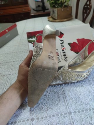 Zapatos Piesanto Talla 39 Dorados/Plateados