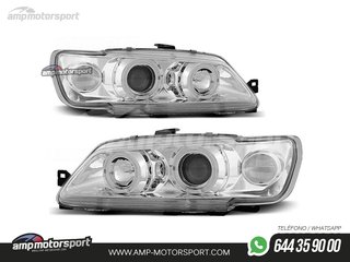 FAROS DELANTEROS OJOS DE ANGEL PARA PEUGEOT 306