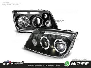 FAROS DELANTEROS OJOS DE ANGEL PARA VOLKSWAGEN BORA