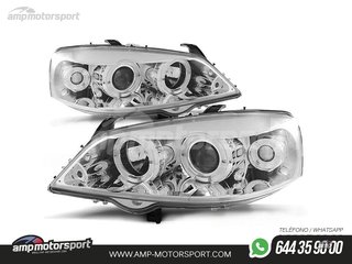 FAROS DELANTEROS OJOS DE ANGEL PARA OPEL ASTRA G