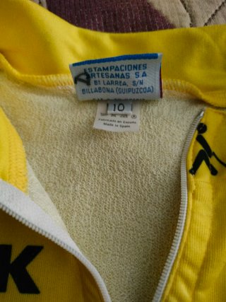 Maillot Ciclismo ONCE Infantil Amarillo