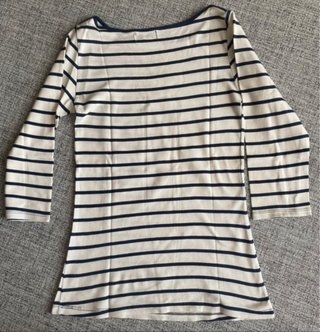 Lote Camiseta Rayas M + Shorts Blancos