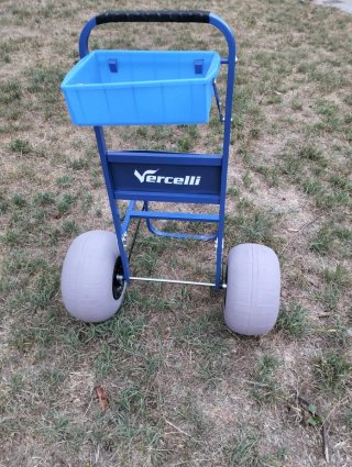 Carro de pesca Vercelli con ruedas grandes