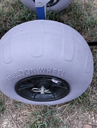 Carro de pesca Vercelli con ruedas grandes