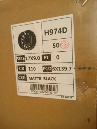 Llantas todoterreno negras 17"