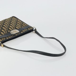 Christian Dior Trotter Canvas Shoulder Bag Navy