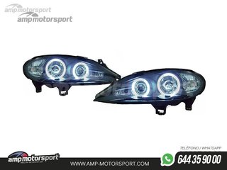 FAROS DELANTEROS OJOS DE ANGEL CCFL PARA RENAULT MEGANE