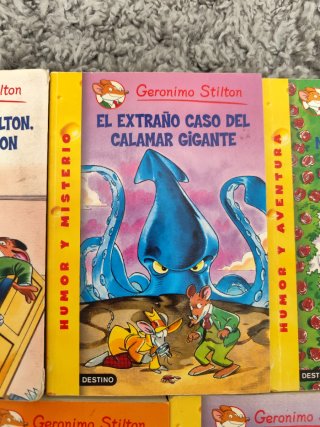 Pack 5 libros Gerónimo Stilton