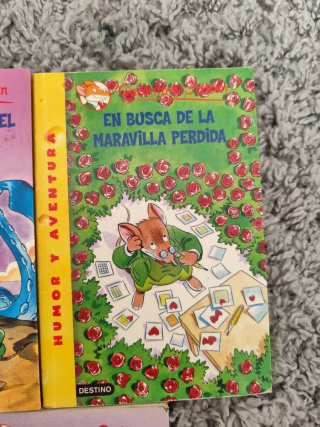 Pack 5 libros Gerónimo Stilton