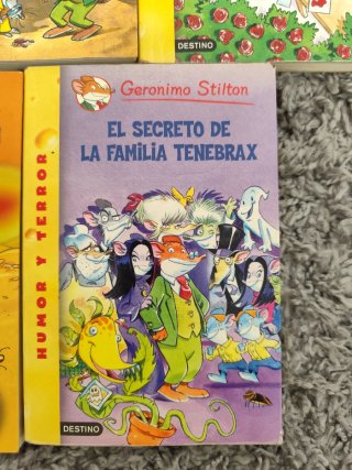 Pack 5 libros Gerónimo Stilton