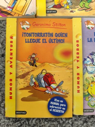 Pack 5 libros Gerónimo Stilton