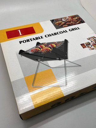 Mini barbacoa plegable de metal (61850)