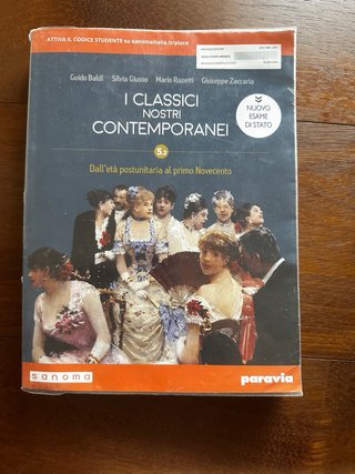 Libro di italiano “i classici nostri contemporanei