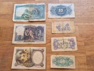Lote Billetes República Española Antiguos