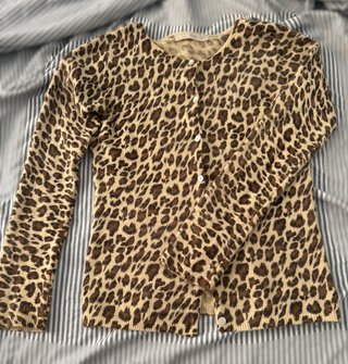 Cardigan Zara fantasia leopardata taglia S