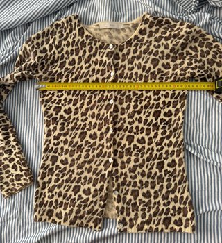Cardigan Zara fantasia leopardata taglia S