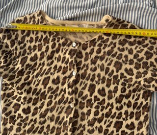 Cardigan Zara fantasia leopardata taglia S