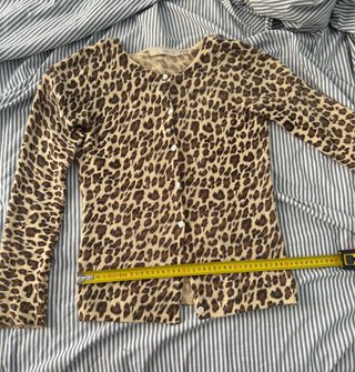 Cardigan Zara fantasia leopardata taglia S
