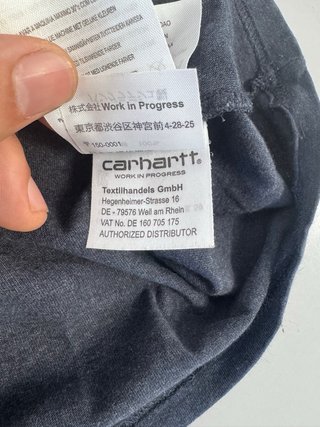 Camiseta Carhartt Azul Talla XS