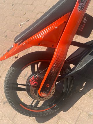 Bicicleta Eléctrica Infantil Naranja
