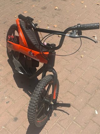 Bicicleta Eléctrica Infantil Naranja