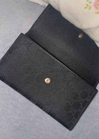 Cartera Gucci Negra Piel
