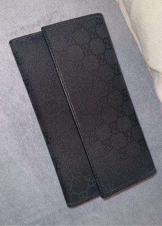 Cartera Gucci Negra Piel