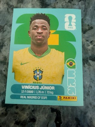 Carta Mundial FIFA Vinícius Júnior 2026