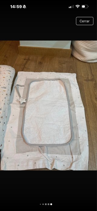 Cambiador bebé con 2 fundas