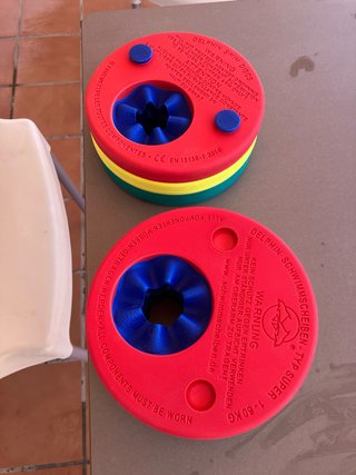 Discos flotadores natación niños