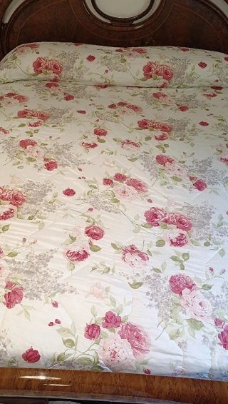 Trapunta Matrimoniale Floreale