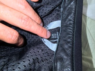 Chaqueta de cuero moto RST Negra