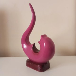Figura Decorativa Abstracta Magenta