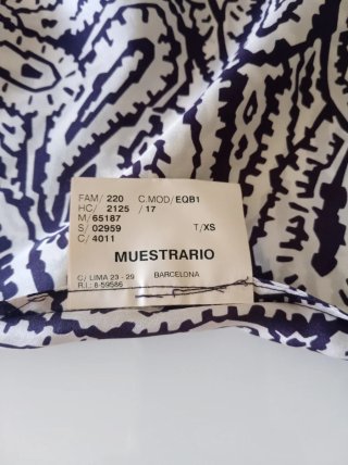 Vestido Verano Thomas Burberry T.XS