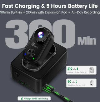 Mini Action Cam 4K WiFi Magnetica Nuova