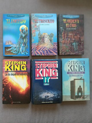 Lote 6 Libros de Fantasía Terror Misterio