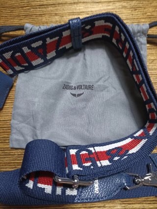 Correa Zadig & Voltaire Azul y Roja