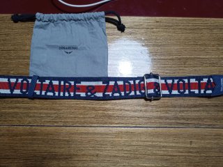 Correa Zadig & Voltaire Azul y Roja