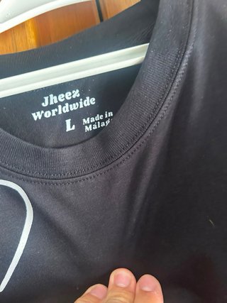 Camiseta Jheez Negra Talla L
