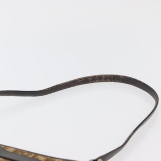 Christian Dior Trotter Canvas Shoulder Bag Brown