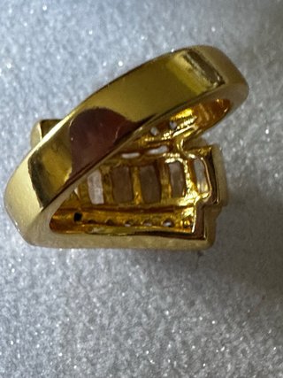 Anello oro 18k champagne