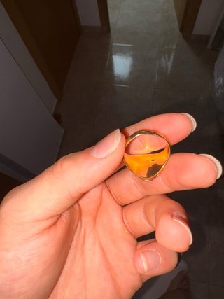 Anillo oro 18k sello peso 11g