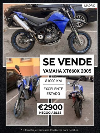 Yamaha XT660X Supermotard 2005