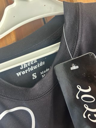 Camiseta Jheez Negra Talla S Nueva Con Etiquetas