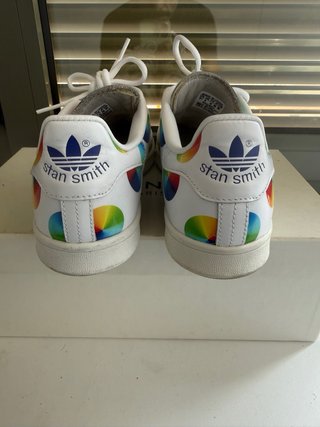 Adidas Stan Smith T.42 Piel Blanco Multicolor (8)
