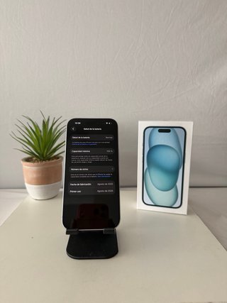 IPHONE 15 128GB  BATERÍA ORIGINAL 100% COMO NUEVO